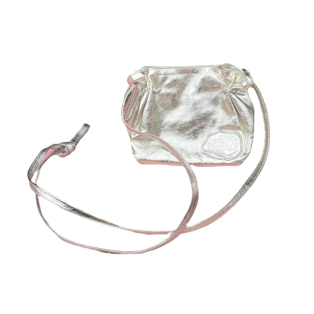 Silver Vintage Carlos Falchi small bag Purse 5”x 7”